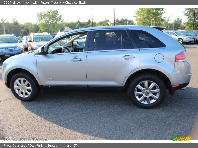 Pewter Metallic / Charcoal Black 2007 Lincoln MKX AWD