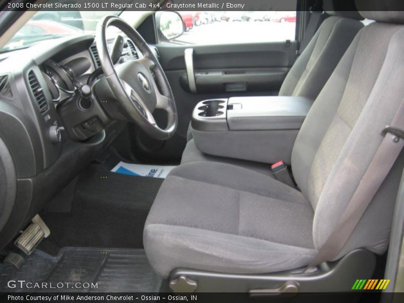 Graystone Metallic / Ebony 2008 Chevrolet Silverado 1500 LT Regular Cab 4x4