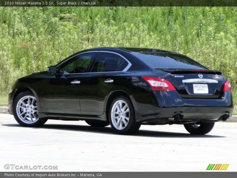 Super Black / Charcoal 2010 Nissan Maxima 3.5 SV