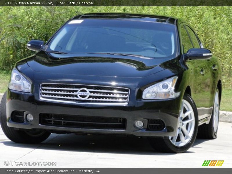 Super Black / Charcoal 2010 Nissan Maxima 3.5 SV