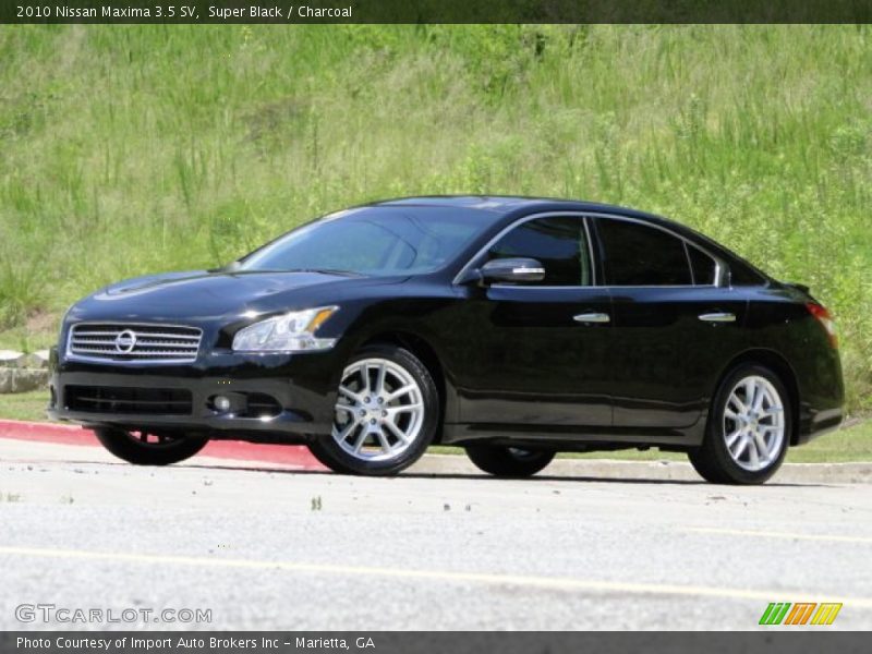 Super Black / Charcoal 2010 Nissan Maxima 3.5 SV