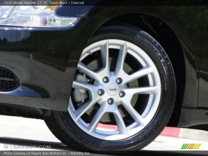 Super Black / Charcoal 2010 Nissan Maxima 3.5 SV