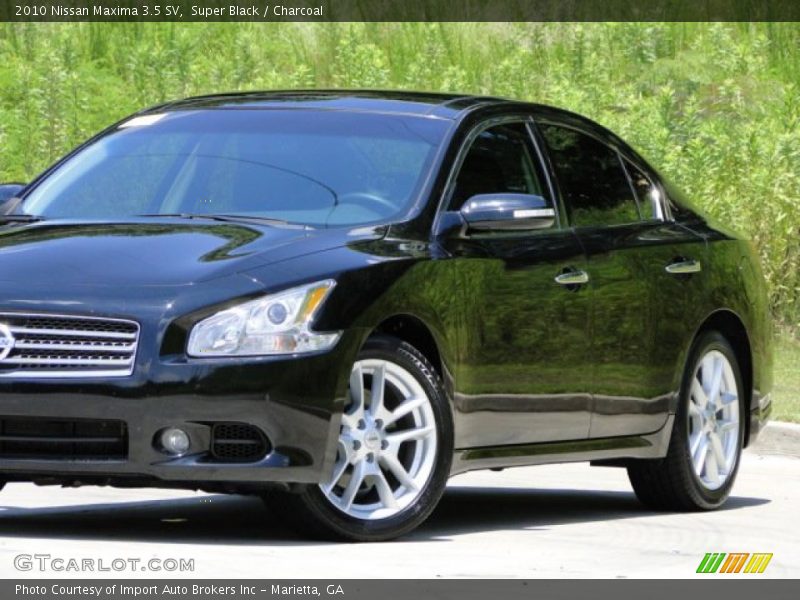 Super Black / Charcoal 2010 Nissan Maxima 3.5 SV