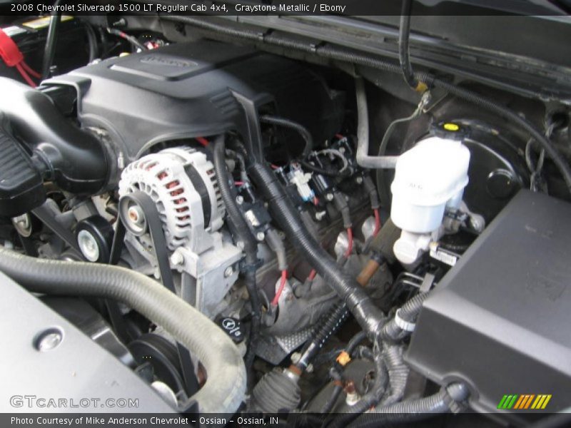 Graystone Metallic / Ebony 2008 Chevrolet Silverado 1500 LT Regular Cab 4x4