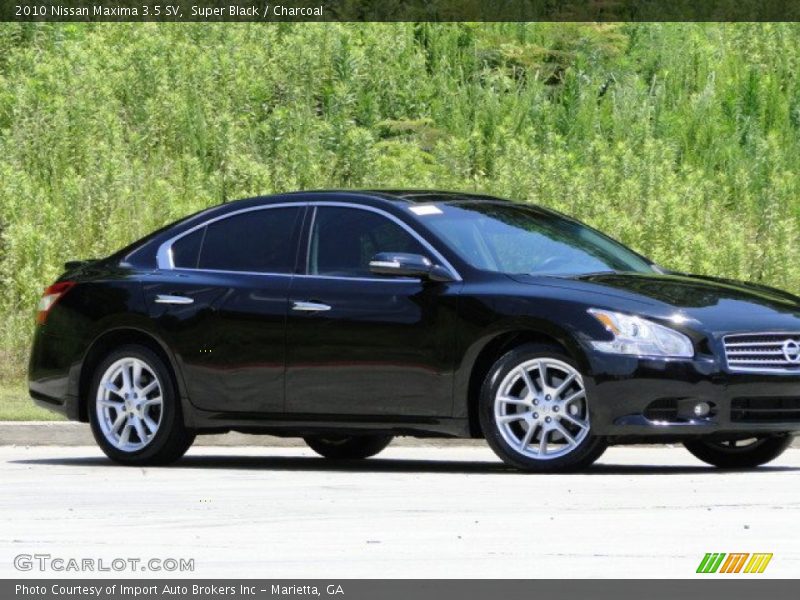 Super Black / Charcoal 2010 Nissan Maxima 3.5 SV