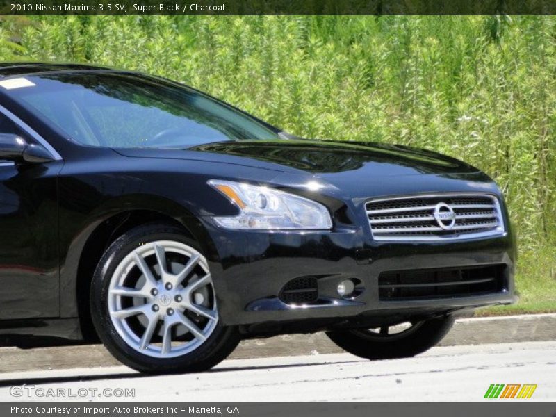 Super Black / Charcoal 2010 Nissan Maxima 3.5 SV