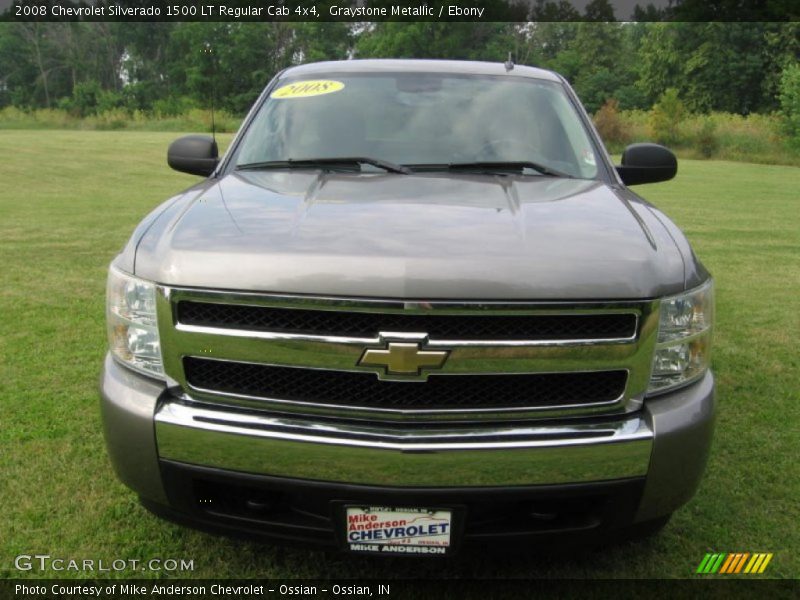 Graystone Metallic / Ebony 2008 Chevrolet Silverado 1500 LT Regular Cab 4x4