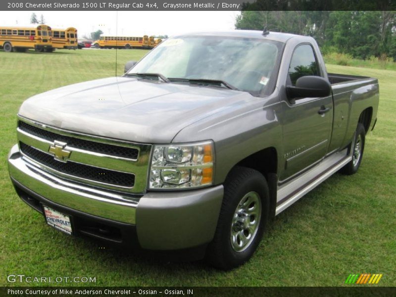 Graystone Metallic / Ebony 2008 Chevrolet Silverado 1500 LT Regular Cab 4x4