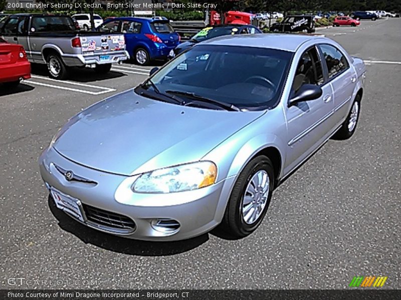 Bright Silver Metallic / Dark Slate Gray 2001 Chrysler Sebring LX Sedan
