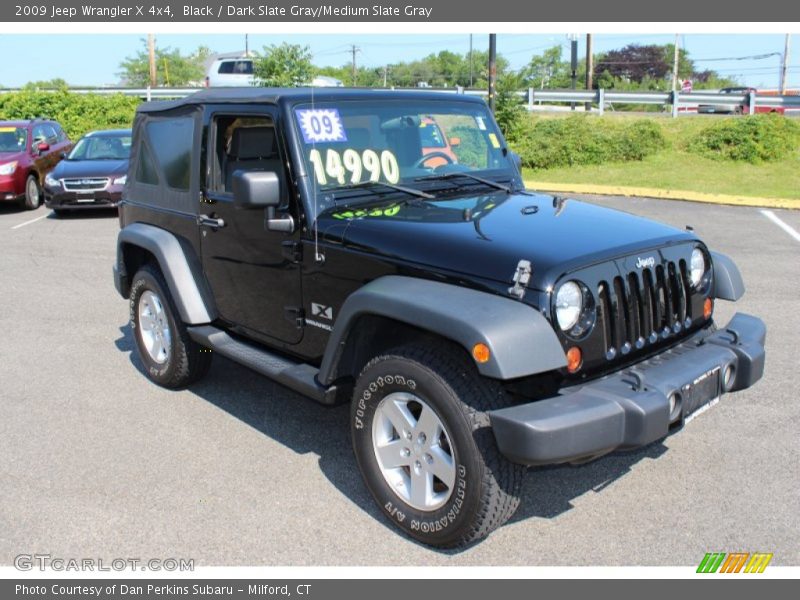 Front 3/4 View of 2009 Wrangler X 4x4