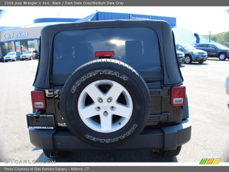 Black / Dark Slate Gray/Medium Slate Gray 2009 Jeep Wrangler X 4x4
