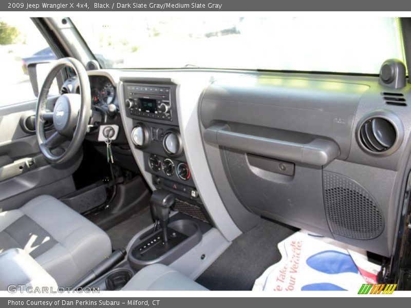 Black / Dark Slate Gray/Medium Slate Gray 2009 Jeep Wrangler X 4x4