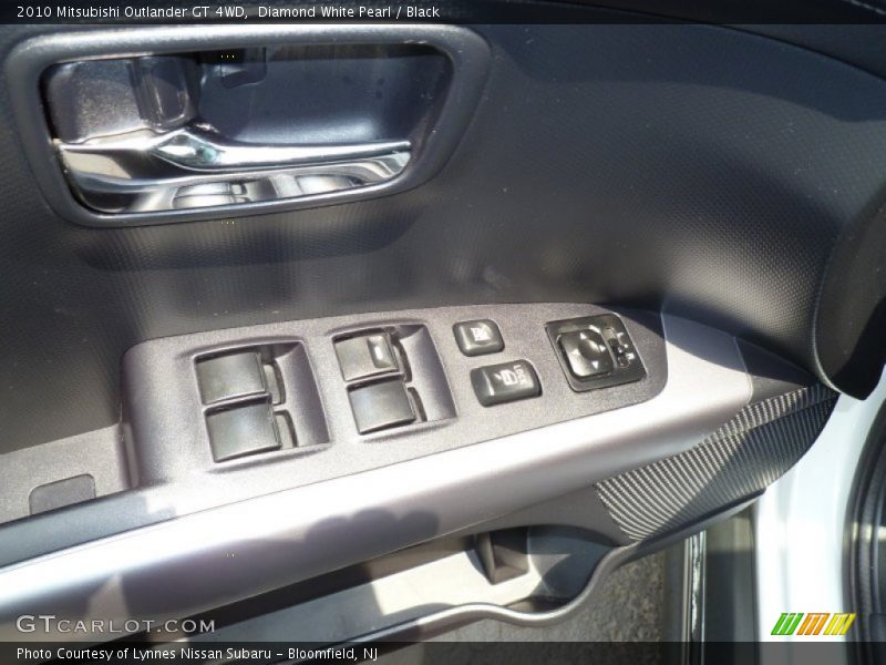 Diamond White Pearl / Black 2010 Mitsubishi Outlander GT 4WD