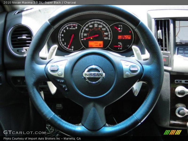 Super Black / Charcoal 2010 Nissan Maxima 3.5 SV