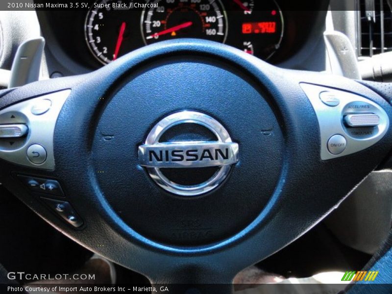 Super Black / Charcoal 2010 Nissan Maxima 3.5 SV