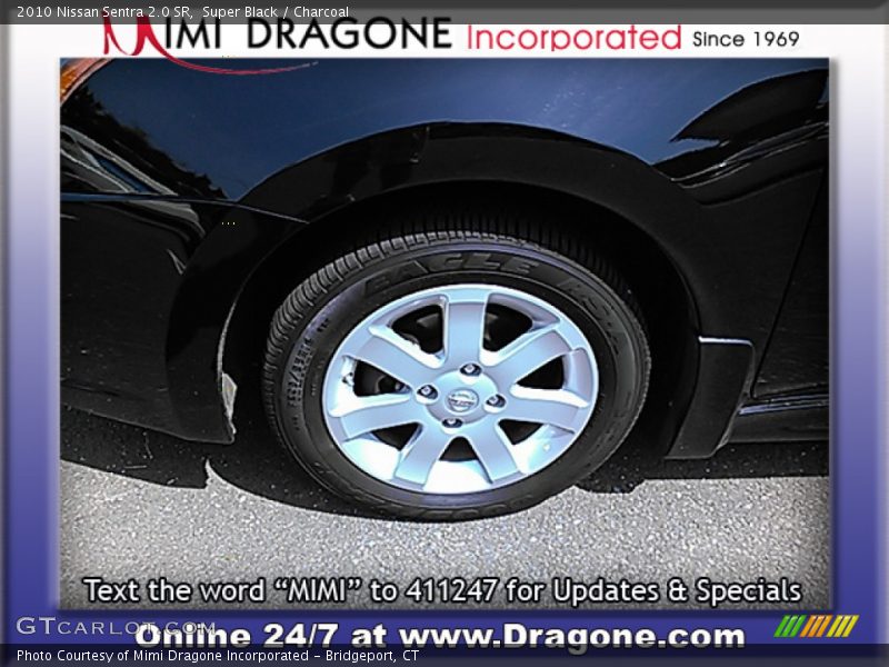 Super Black / Charcoal 2010 Nissan Sentra 2.0 SR