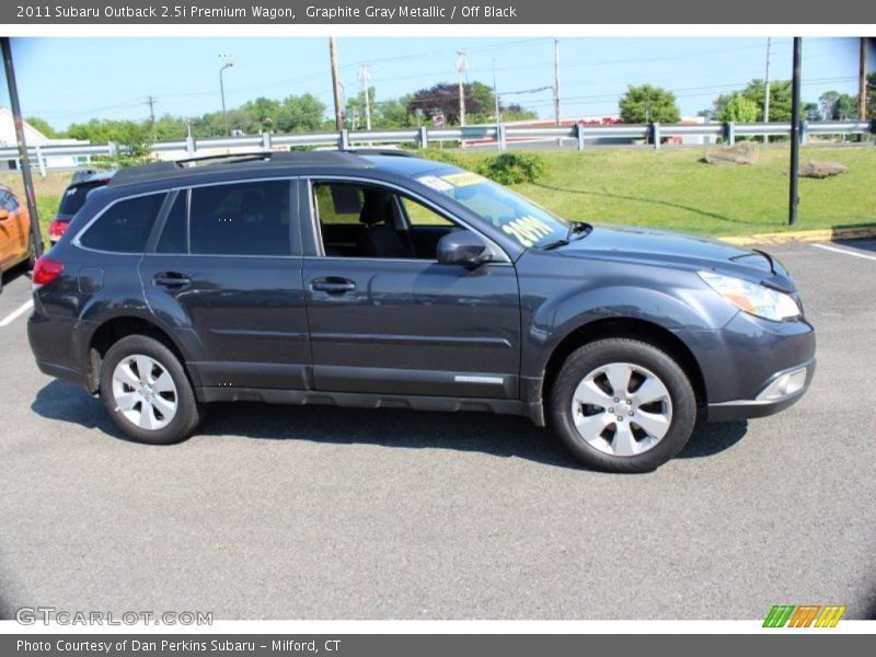 Graphite Gray Metallic / Off Black 2011 Subaru Outback 2.5i Premium Wagon