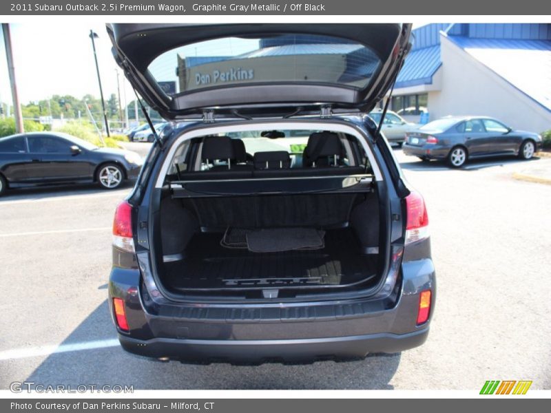 Graphite Gray Metallic / Off Black 2011 Subaru Outback 2.5i Premium Wagon