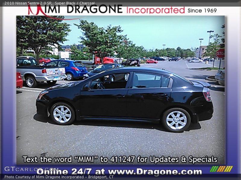 Super Black / Charcoal 2010 Nissan Sentra 2.0 SR