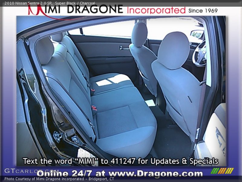 Super Black / Charcoal 2010 Nissan Sentra 2.0 SR