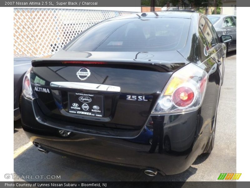 Super Black / Charcoal 2007 Nissan Altima 2.5 SL
