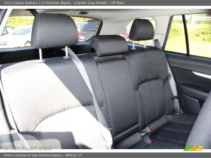 Graphite Gray Metallic / Off Black 2011 Subaru Outback 2.5i Premium Wagon