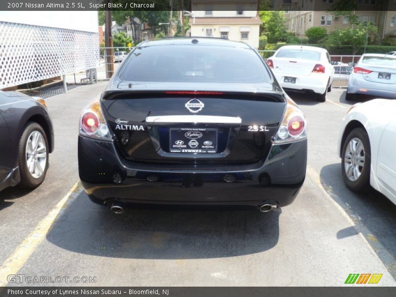 Super Black / Charcoal 2007 Nissan Altima 2.5 SL