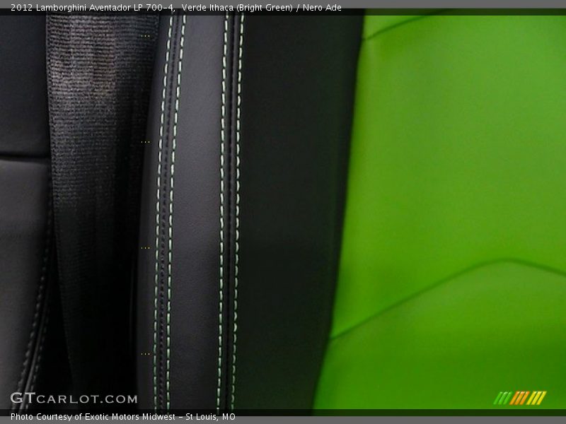Verde Ithaca (Bright Green) / Nero Ade 2012 Lamborghini Aventador LP 700-4