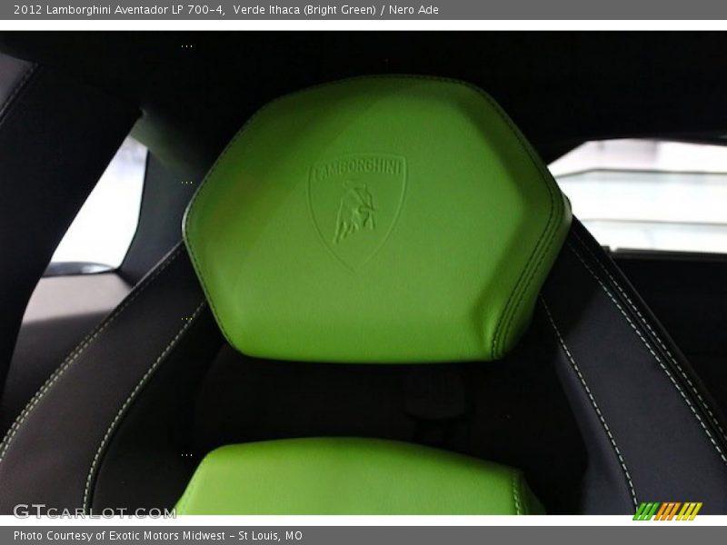 Verde Ithaca (Bright Green) / Nero Ade 2012 Lamborghini Aventador LP 700-4
