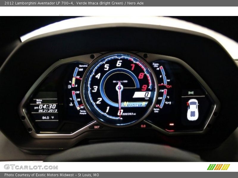  2012 Aventador LP 700-4 LP 700-4 Gauges