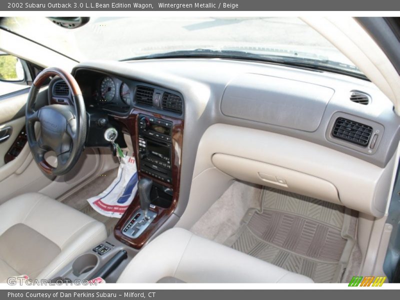 Wintergreen Metallic / Beige 2002 Subaru Outback 3.0 L.L.Bean Edition Wagon