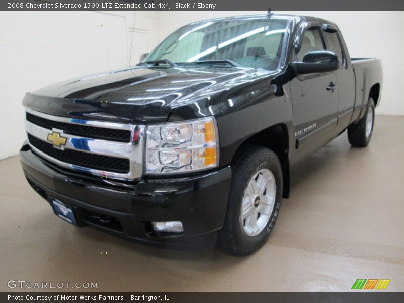 Black / Ebony 2008 Chevrolet Silverado 1500 LTZ Extended Cab 4x4
