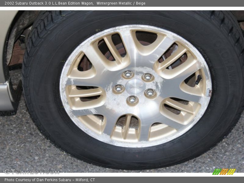 Wintergreen Metallic / Beige 2002 Subaru Outback 3.0 L.L.Bean Edition Wagon
