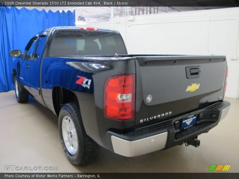 Black / Ebony 2008 Chevrolet Silverado 1500 LTZ Extended Cab 4x4