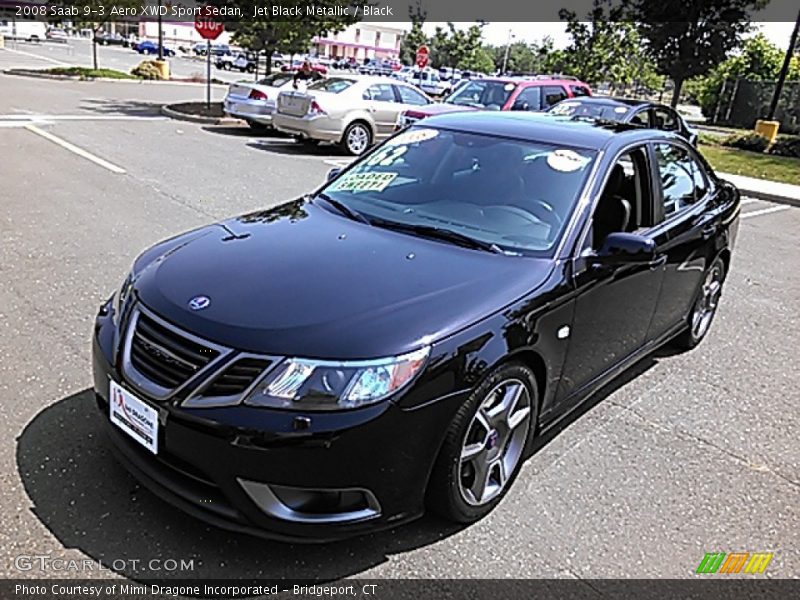 Jet Black Metallic / Black 2008 Saab 9-3 Aero XWD Sport Sedan