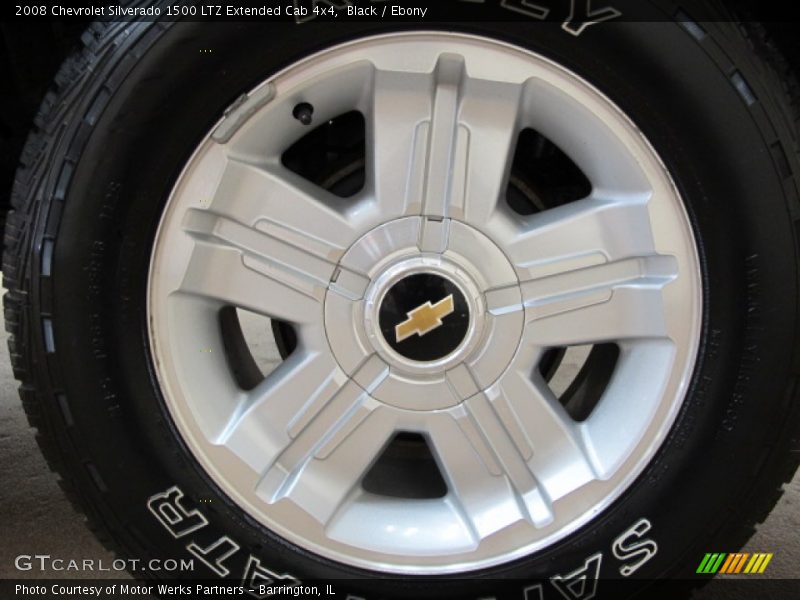 Black / Ebony 2008 Chevrolet Silverado 1500 LTZ Extended Cab 4x4