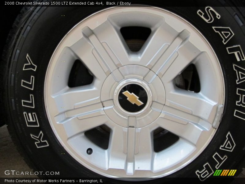 Black / Ebony 2008 Chevrolet Silverado 1500 LTZ Extended Cab 4x4
