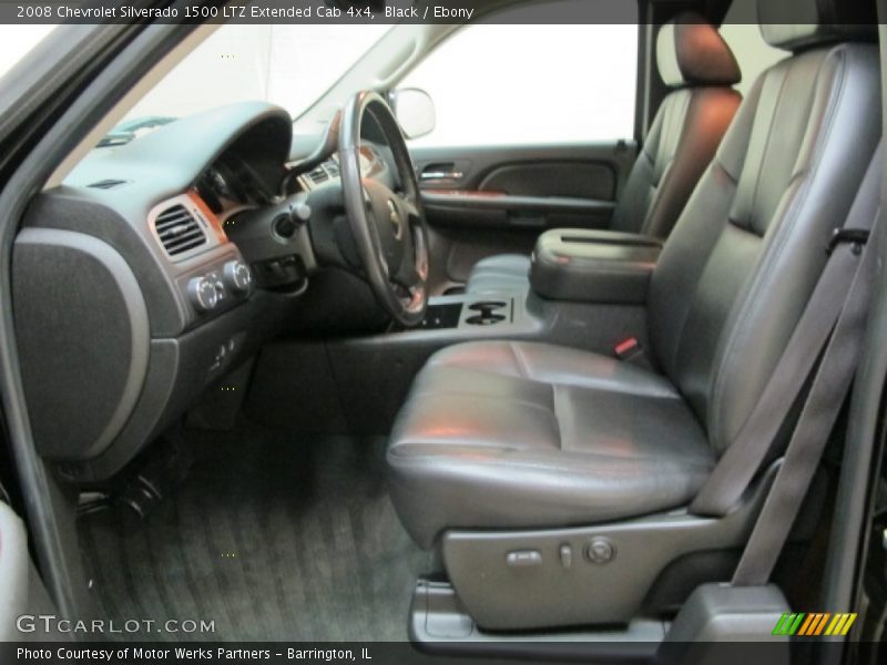 Black / Ebony 2008 Chevrolet Silverado 1500 LTZ Extended Cab 4x4