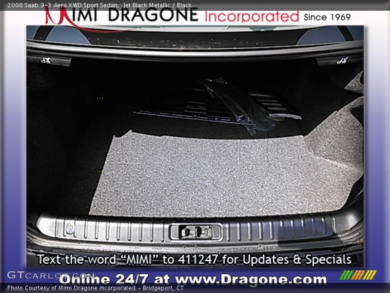 Jet Black Metallic / Black 2008 Saab 9-3 Aero XWD Sport Sedan