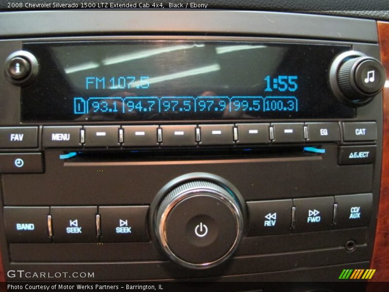 Black / Ebony 2008 Chevrolet Silverado 1500 LTZ Extended Cab 4x4