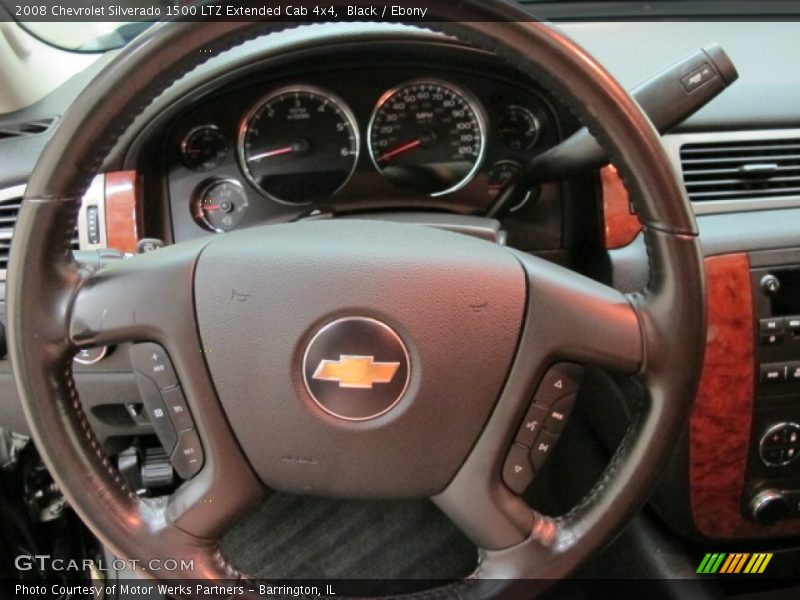 Black / Ebony 2008 Chevrolet Silverado 1500 LTZ Extended Cab 4x4