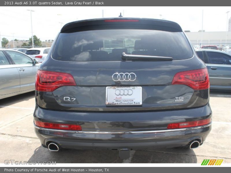 Lava Gray Pearl / Black 2013 Audi A6 3.0T quattro Sedan