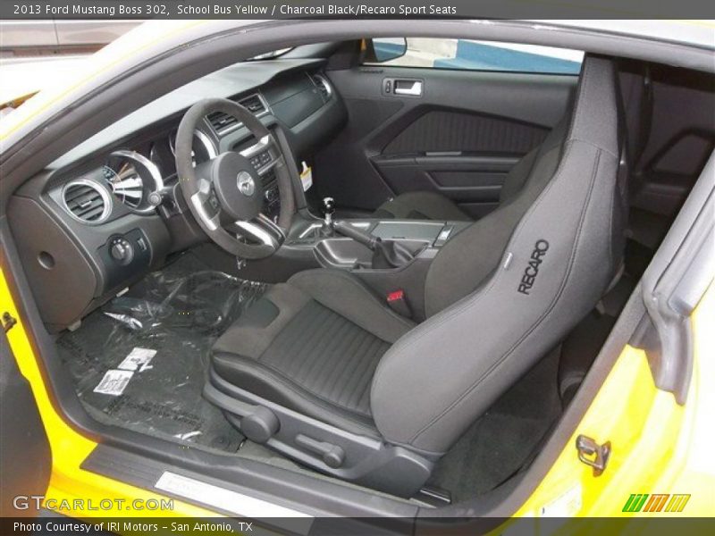  2013 Mustang Boss 302 Charcoal Black/Recaro Sport Seats Interior