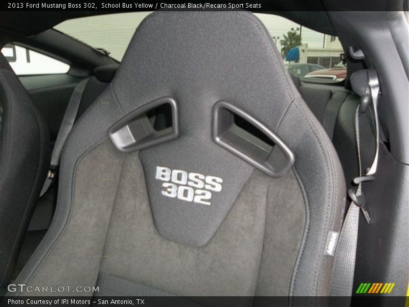 Front Seat of 2013 Mustang Boss 302