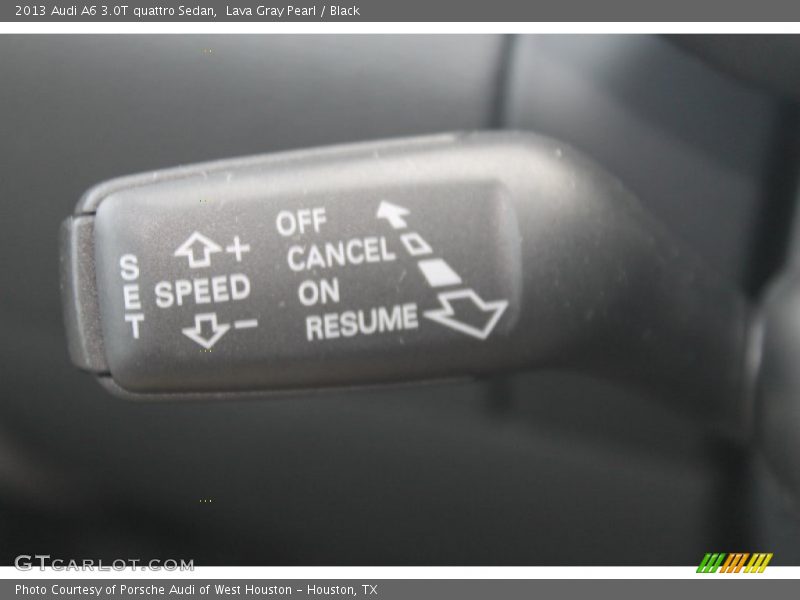 Lava Gray Pearl / Black 2013 Audi A6 3.0T quattro Sedan