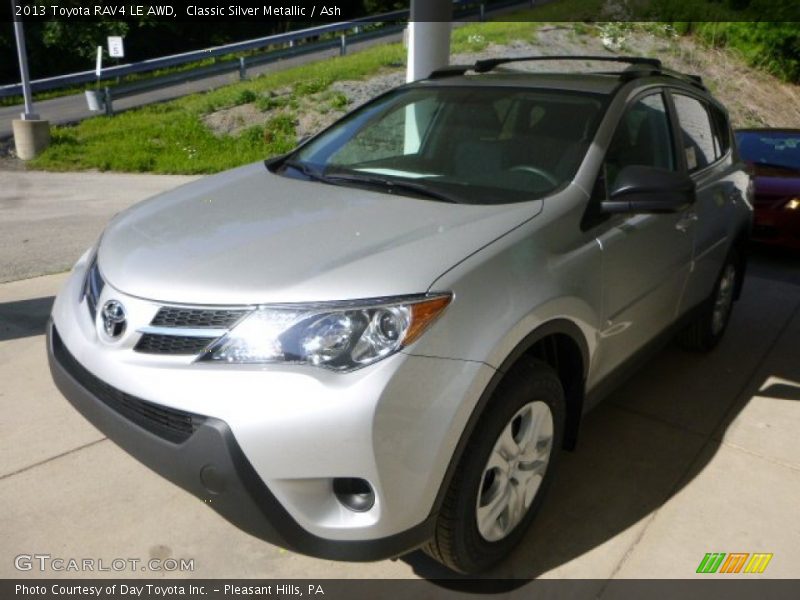 Classic Silver Metallic / Ash 2013 Toyota RAV4 LE AWD