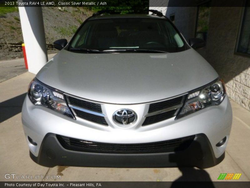 Classic Silver Metallic / Ash 2013 Toyota RAV4 LE AWD