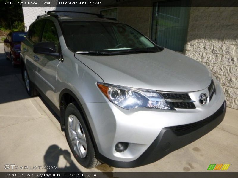 Classic Silver Metallic / Ash 2013 Toyota RAV4 LE AWD