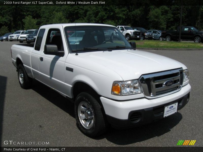 Oxford White / Medium Dark Flint 2009 Ford Ranger XLT SuperCab