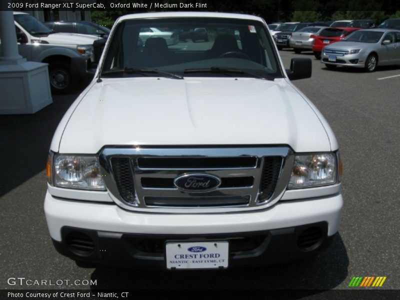 Oxford White / Medium Dark Flint 2009 Ford Ranger XLT SuperCab